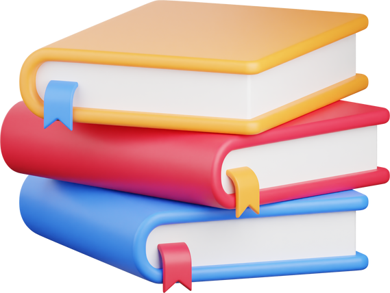 Books 3D Icon